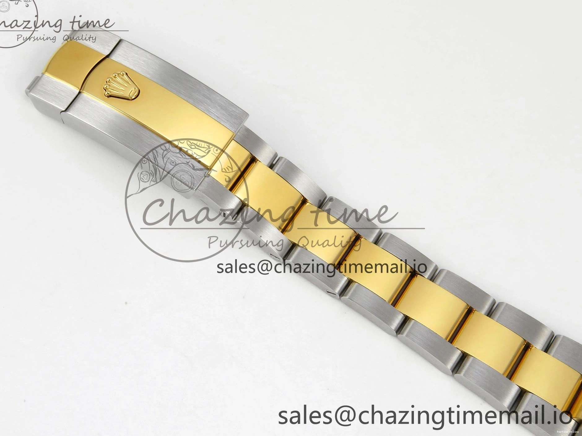 0401 DateJust 31 278383RBR THBF 1:1 Best Edition 904L Steel White Roman Dial Diamonds Bezel on SS YG Oyster Bracelet HZ Cal. Minimalist 44